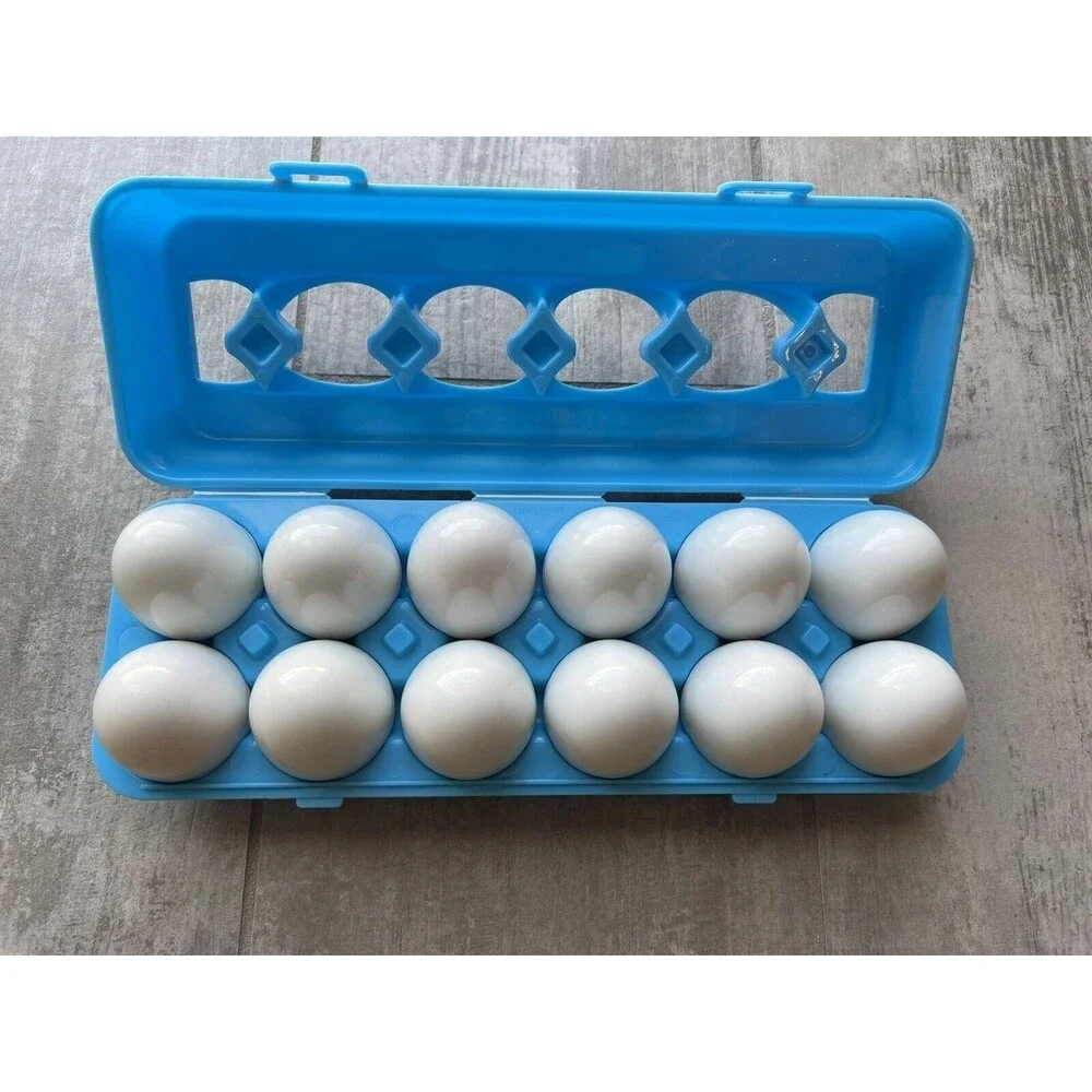 Sorting & Matching Educational Egg Toy Montessori Learning Baby Toddler Play